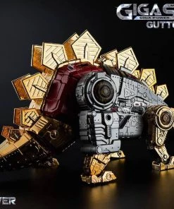 Transformers GigaPower Gigasaur HQ03R Guttur - Chrome Version