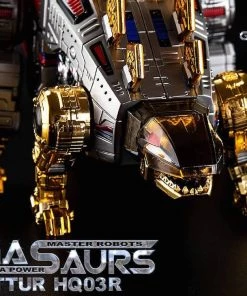 Transformers GigaPower Gigasaur HQ03R Guttur - Chrome Version