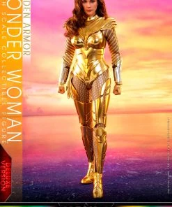 New Arrivals Hot Toys Movie Masterpiece 1/6 Scale Figure - Golden Armor Wonder Woman (Deluxe Version)
