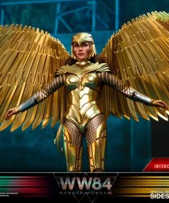 New Arrivals Hot Toys Movie Masterpiece 1/6 Scale Figure - Golden Armor Wonder Woman (Deluxe Version)