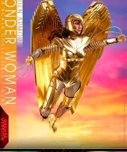New Arrivals Hot Toys Movie Masterpiece 1/6 Scale Figure - Golden Armor Wonder Woman (Deluxe Version)