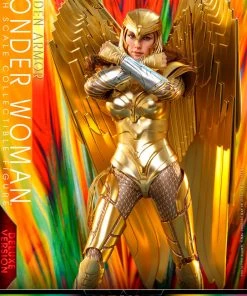 New Arrivals Hot Toys Movie Masterpiece 1/6 Scale Figure - Golden Armor Wonder Woman (Deluxe Version)