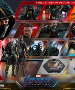 Comics Hot Toys Movie Masterpiece 1/6 Scale Figure - Hawkeye Deluxe Version (Avengers: Endgame)