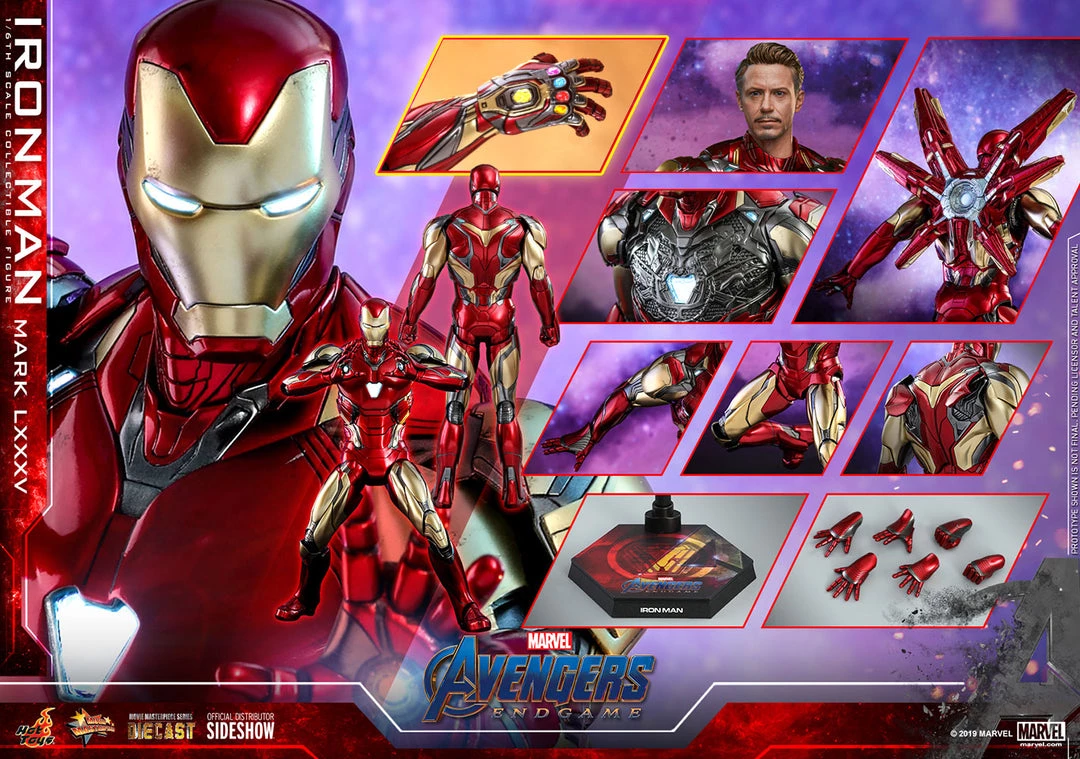 Comics Hot Toys Movie Masterpiece 1/6 Scale Figure - Avengers: Endgame - Iron Man Mark LXXXV 22 Comics Hot Toys Movie Masterpiece 1/6 Scale Figure - Avengers: Endgame - Iron Man Mark LXXXV