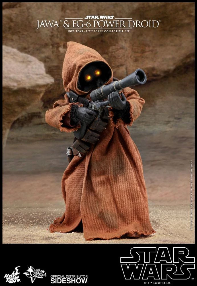 Hot Toys Movie Masterpiece 1/6 Scale Figure - Star Wars Episode IV: A New Hope - Jawa & EG-6 Power Droid Movies / TV / Sports 5 Hot Toys Movie Masterpiece 1/6 Scale Figure - Star Wars Episode IV: A New Hope - Jawa & EG-6 Power Droid Movies / TV / Sports