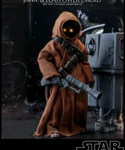 Hot Toys Movie Masterpiece 1/6 Scale Figure - Star Wars Episode IV: A New Hope - Jawa & EG-6 Power Droid Movies / TV / Sports