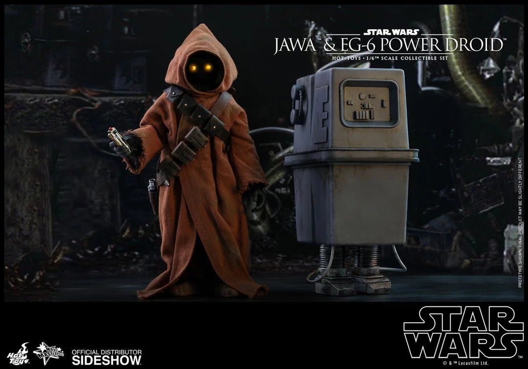 Hot Toys Movie Masterpiece 1/6 Scale Figure - Star Wars Episode IV: A New Hope - Jawa & EG-6 Power Droid Movies / TV / Sports 20 Hot Toys Movie Masterpiece 1/6 Scale Figure - Star Wars Episode IV: A New Hope - Jawa & EG-6 Power Droid Movies / TV / Sports