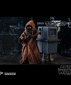 Hot Toys Movie Masterpiece 1/6 Scale Figure - Star Wars Episode IV: A New Hope - Jawa & EG-6 Power Droid Movies / TV / Sports