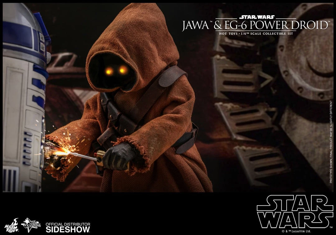 Hot Toys Movie Masterpiece 1/6 Scale Figure - Star Wars Episode IV: A New Hope - Jawa & EG-6 Power Droid Movies / TV / Sports 6 Hot Toys Movie Masterpiece 1/6 Scale Figure - Star Wars Episode IV: A New Hope - Jawa & EG-6 Power Droid Movies / TV / Sports