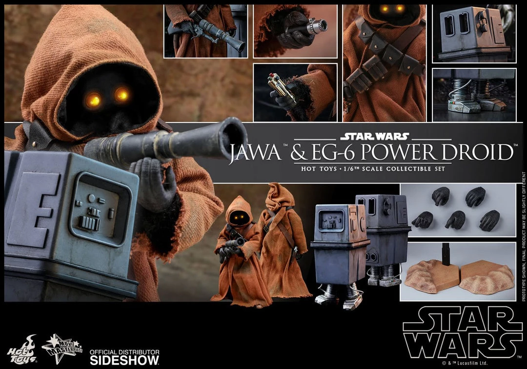 Hot Toys Movie Masterpiece 1/6 Scale Figure - Star Wars Episode IV: A New Hope - Jawa & EG-6 Power Droid Movies / TV / Sports 15 Hot Toys Movie Masterpiece 1/6 Scale Figure - Star Wars Episode IV: A New Hope - Jawa & EG-6 Power Droid Movies / TV / Sports