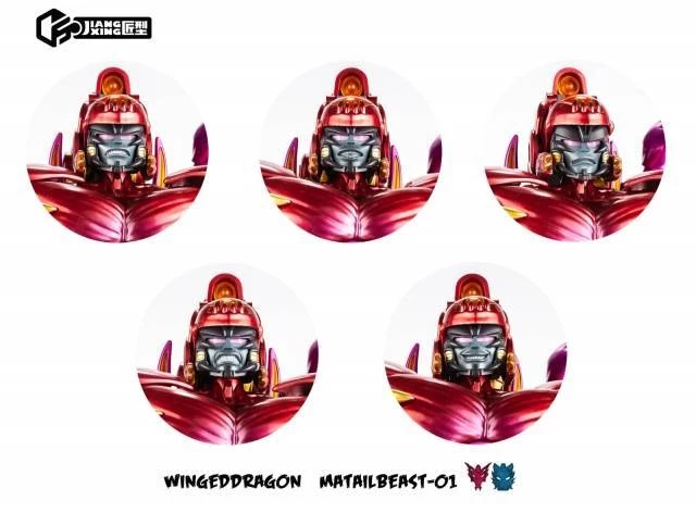 Jiangxing JX Metalbeast 01 Winged Dragon Transformers 4 Jiangxing JX Metalbeast 01 Winged Dragon Transformers