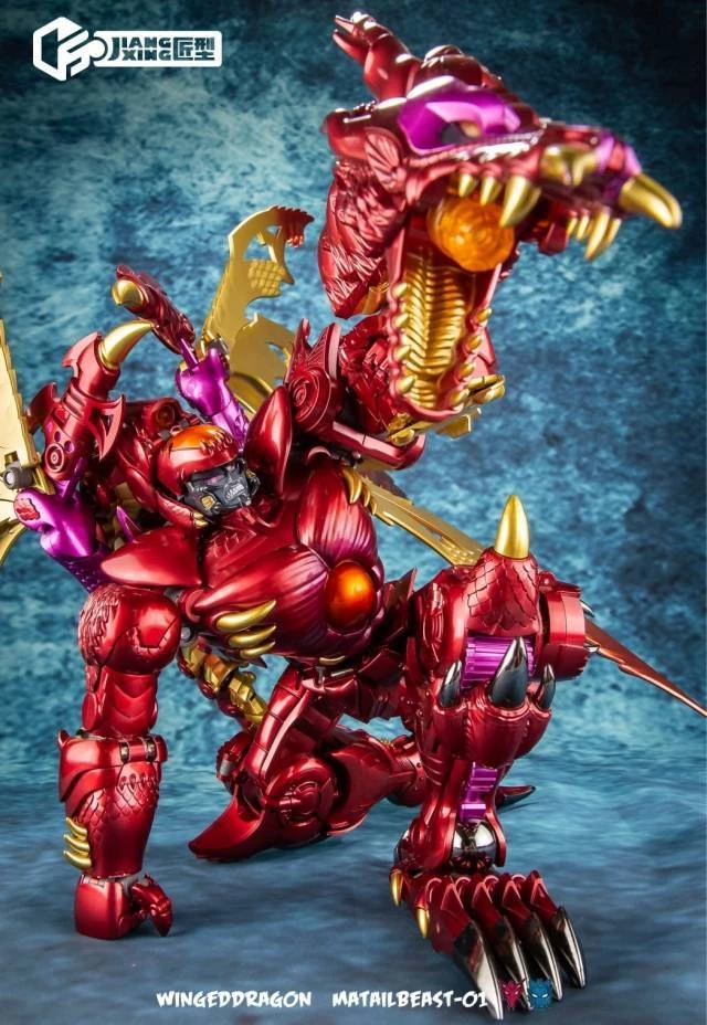 Jiangxing JX Metalbeast 01 Winged Dragon Transformers 8 Jiangxing JX Metalbeast 01 Winged Dragon Transformers