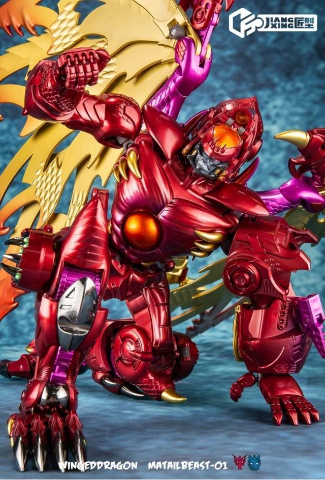 Jiangxing JX Metalbeast 01 Winged Dragon Transformers 9 Jiangxing JX Metalbeast 01 Winged Dragon Transformers
