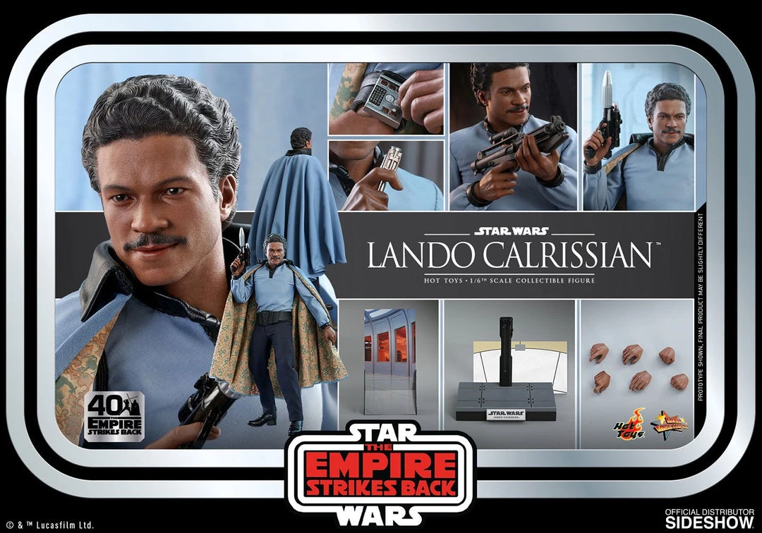 Movies / TV / Sports Hot Toys Movie Masterpiece - Star Wars: The Empire Strikes Back 40th Anniversary Collection - Lando Calrissian 13 Movies / TV / Sports Hot Toys Movie Masterpiece - Star Wars: The Empire Strikes Back 40th Anniversary Collection - Lando Calrissian
