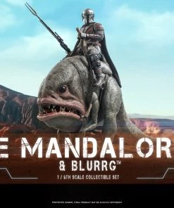 Pre-Orders Hot Toys - Mandalorian™ & Blurrg™ Sixth Scale Figure Set (The Mandalorian)