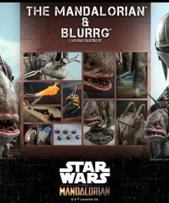 Pre-Orders Hot Toys - Mandalorian™ & Blurrg™ Sixth Scale Figure Set (The Mandalorian)