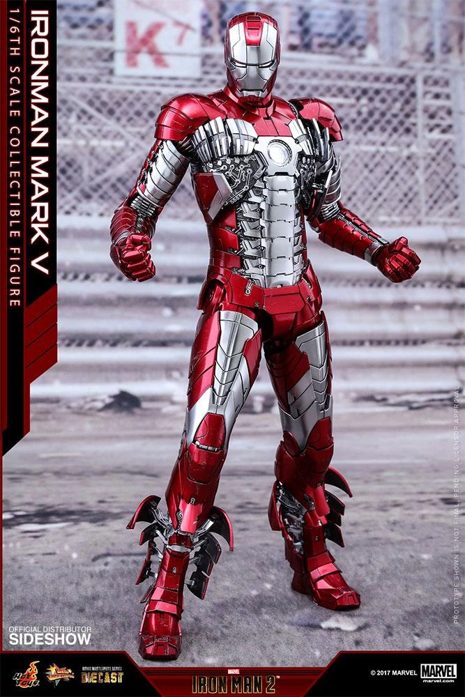 Hot Toys Movie Masterpiece Series - Iron Man Mark V - Reissue 6 Hot Toys Movie Masterpiece Series - Iron Man Mark V - Reissue