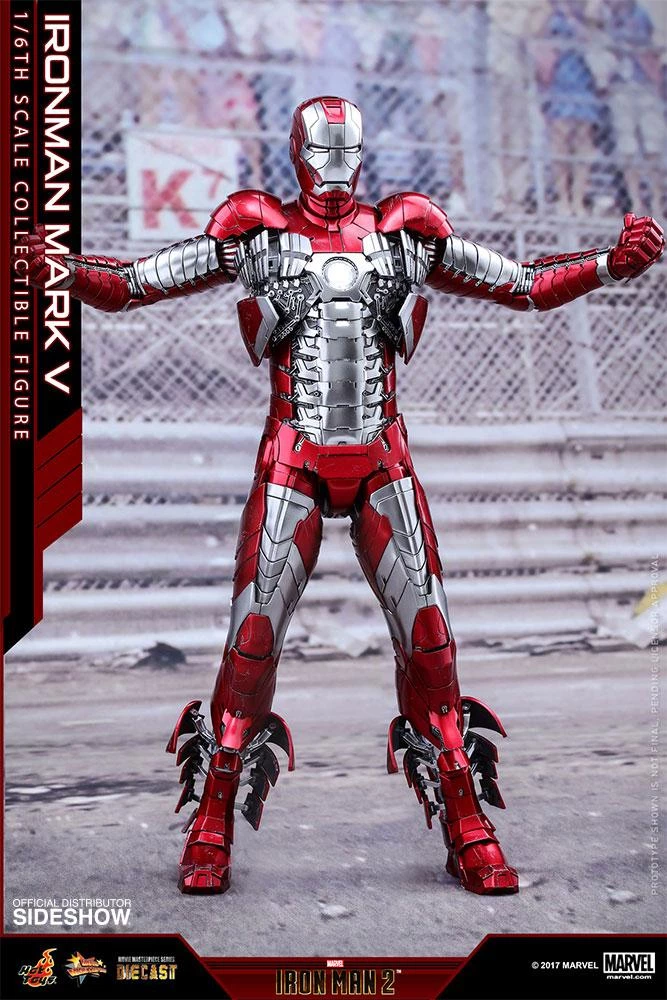 Hot Toys Movie Masterpiece Series - Iron Man Mark V - Reissue 7 Hot Toys Movie Masterpiece Series - Iron Man Mark V - Reissue