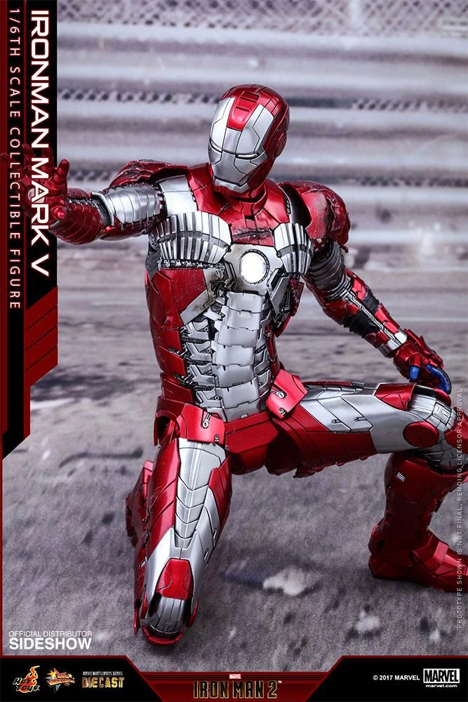 Hot Toys Movie Masterpiece Series - Iron Man Mark V - Reissue 12 Hot Toys Movie Masterpiece Series - Iron Man Mark V - Reissue