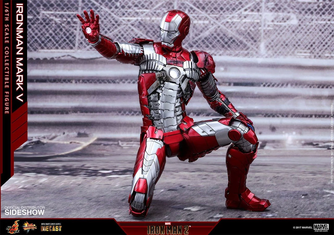 Hot Toys Movie Masterpiece Series - Iron Man Mark V - Reissue 14 Hot Toys Movie Masterpiece Series - Iron Man Mark V - Reissue