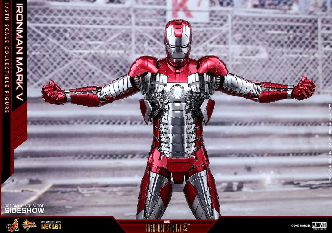 Hot Toys Movie Masterpiece Series - Iron Man Mark V - Reissue 17 Hot Toys Movie Masterpiece Series - Iron Man Mark V - Reissue