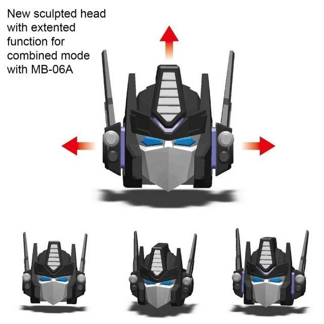 Fans Hobby Master Builder Series MB-11A Black God Armor Transformers 8 Fans Hobby Master Builder Series MB-11A Black God Armor Transformers