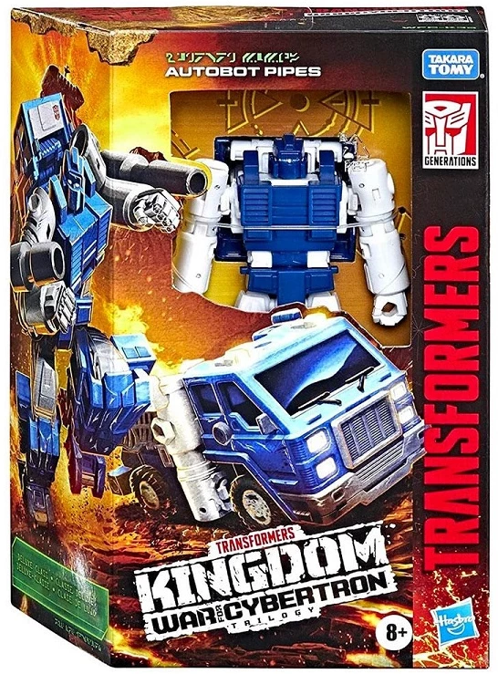 Hasbro Transformers War For Cybertron: Kingdom Deluxe Pipes 6 Hasbro Transformers War For Cybertron: Kingdom Deluxe Pipes