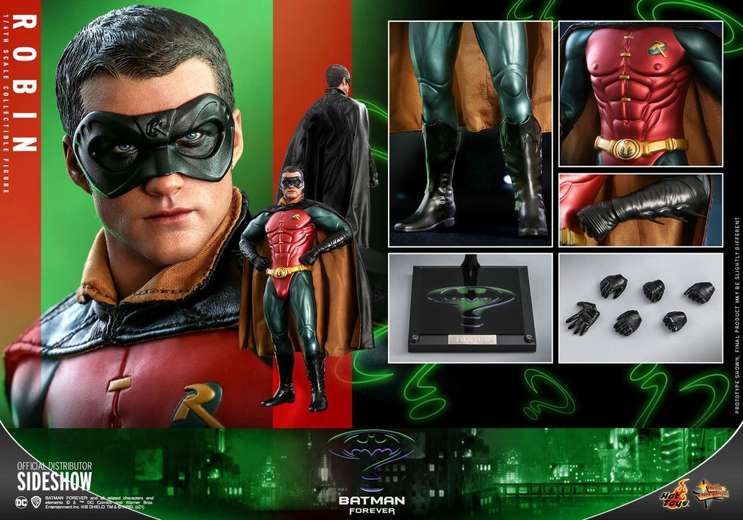 Hot Toys Movie Masterpiece 1/6 Scale Figure - "Batman Forever" - Robin 17 Hot Toys Movie Masterpiece 1/6 Scale Figure - "Batman Forever" - Robin