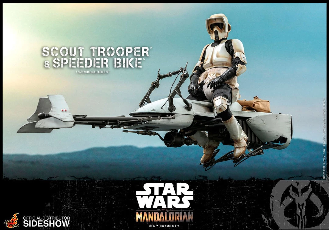 Hot Toys - The Mandalorian - Scout Trooper And Speeder Bike Movies / TV / Sports 6 Hot Toys - The Mandalorian - Scout Trooper And Speeder Bike Movies / TV / Sports