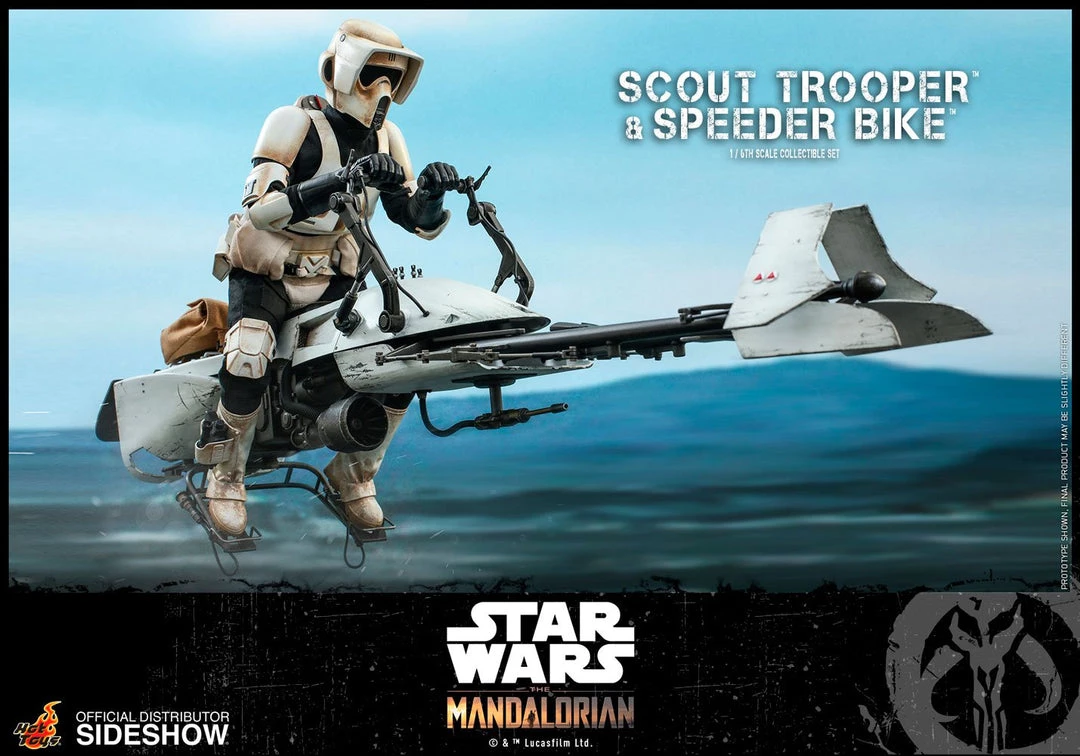 Hot Toys - The Mandalorian - Scout Trooper And Speeder Bike Movies / TV / Sports 9 Hot Toys - The Mandalorian - Scout Trooper And Speeder Bike Movies / TV / Sports