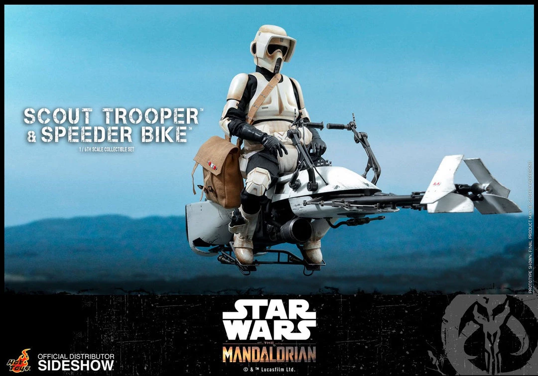 Hot Toys - The Mandalorian - Scout Trooper And Speeder Bike Movies / TV / Sports 11 Hot Toys - The Mandalorian - Scout Trooper And Speeder Bike Movies / TV / Sports