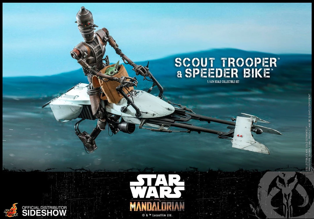 Hot Toys - The Mandalorian - Scout Trooper And Speeder Bike Movies / TV / Sports 18 Hot Toys - The Mandalorian - Scout Trooper And Speeder Bike Movies / TV / Sports