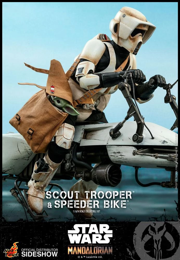 Hot Toys - The Mandalorian - Scout Trooper And Speeder Bike Movies / TV / Sports 4 Hot Toys - The Mandalorian - Scout Trooper And Speeder Bike Movies / TV / Sports