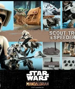 Hot Toys - The Mandalorian - Scout Trooper And Speeder Bike Movies / TV / Sports 49 Hot Toys - The Mandalorian - Scout Trooper And Speeder Bike Movies / TV / Sports