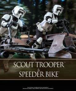 Hot Toys Movie Masterpiece - 1/6 Scale Scout Trooper And Speeder Bike (Episode VI: Return Of The Jedi)