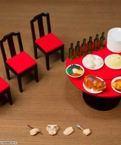 Bandai S.H. Figuarts DragonBall Z - Goku Hara Hachi Bun Me Eating Scene Set Anime