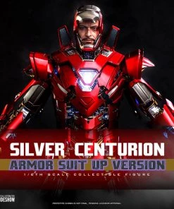 Hot Toys Sixth Scale Figure - Iron Man 3 - Silver Centurion (Armor Suit-Up Ver.) Pre-Orders