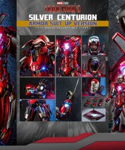 Hot Toys Sixth Scale Figure - Iron Man 3 - Silver Centurion (Armor Suit-Up Ver.) Pre-Orders