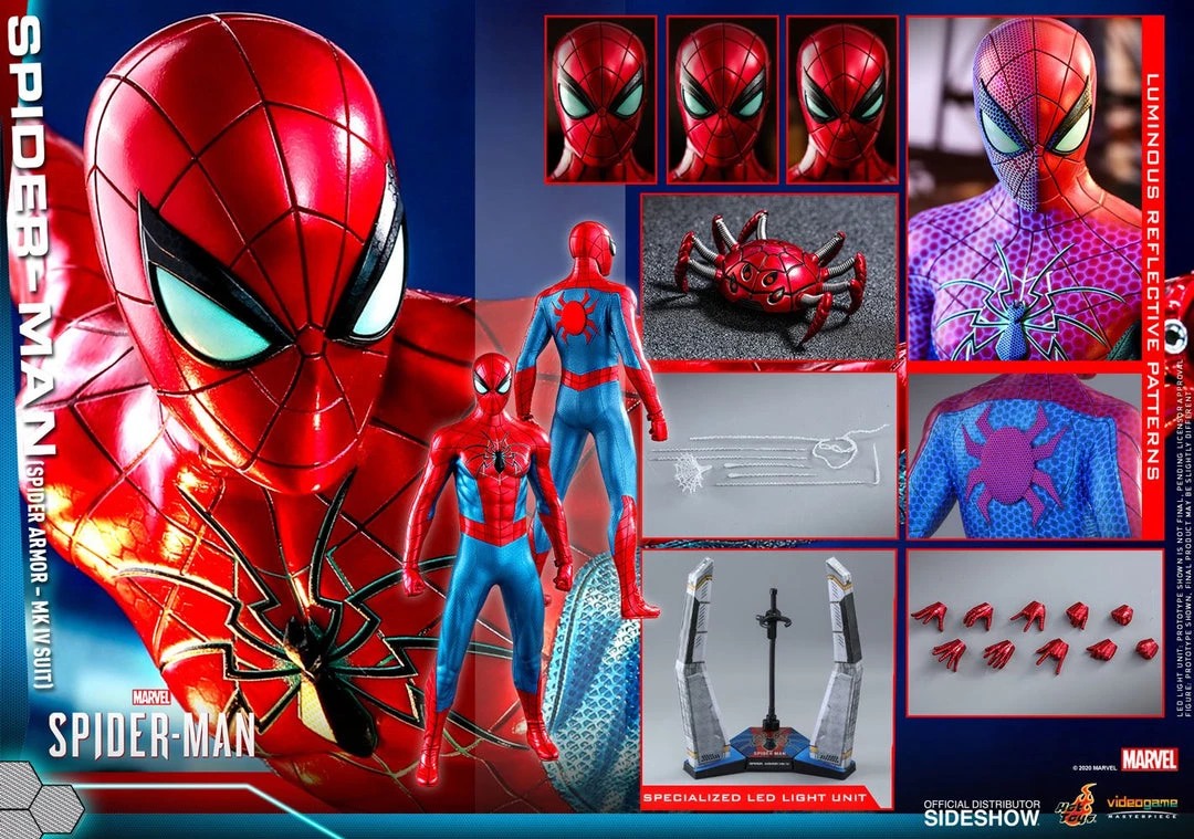 Comics Hot Toys - 1/6 Scale Figure - Spider-Man (Spider-Armor MK IV Suit) 21 Comics Hot Toys - 1/6 Scale Figure - Spider-Man (Spider-Armor MK IV Suit)