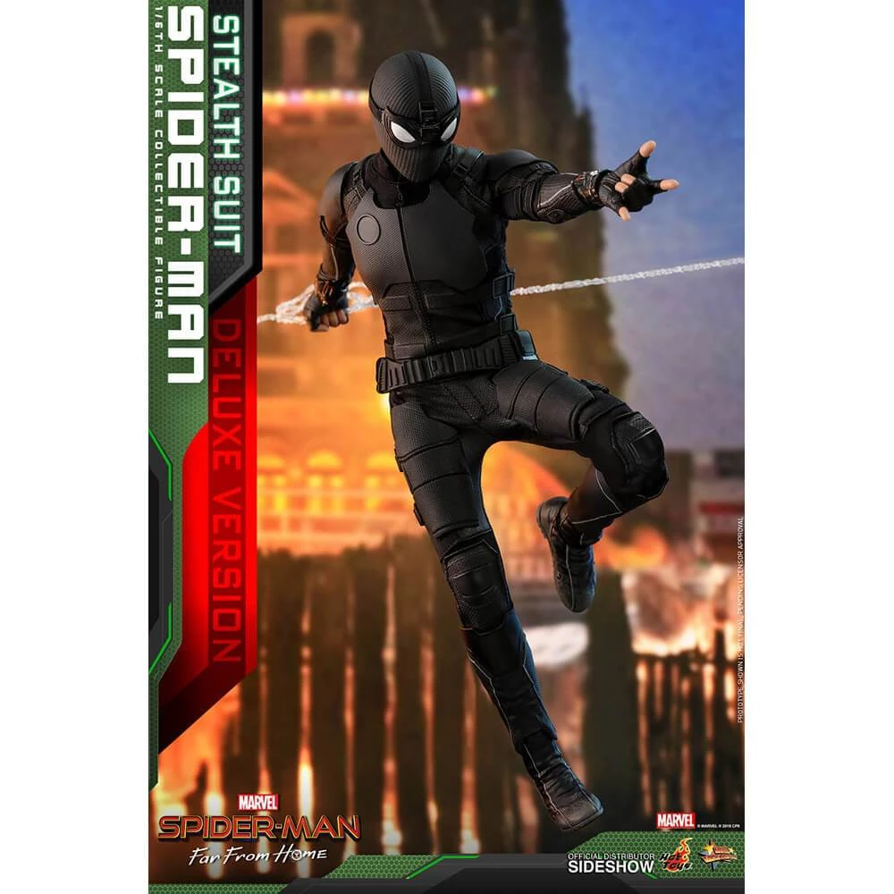 Hot Toys Movie Masterpiece 1/6 Scale Figure - Spider-Man (Stealth Suit) Deluxe Version 3 Hot Toys Movie Masterpiece 1/6 Scale Figure - Spider-Man (Stealth Suit) Deluxe Version