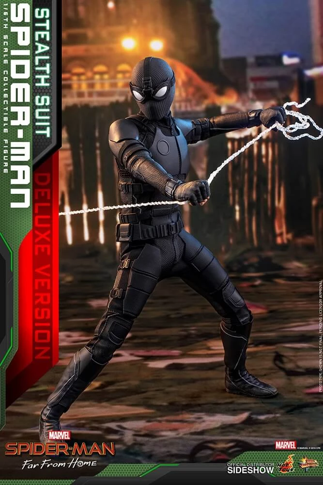 Hot Toys Movie Masterpiece 1/6 Scale Figure - Spider-Man (Stealth Suit) Deluxe Version 12 Hot Toys Movie Masterpiece 1/6 Scale Figure - Spider-Man (Stealth Suit) Deluxe Version