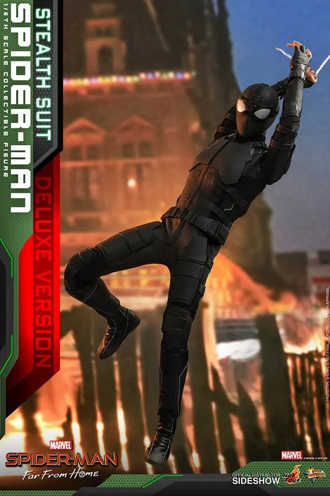 Hot Toys Movie Masterpiece 1/6 Scale Figure - Spider-Man (Stealth Suit) Deluxe Version 8 Hot Toys Movie Masterpiece 1/6 Scale Figure - Spider-Man (Stealth Suit) Deluxe Version