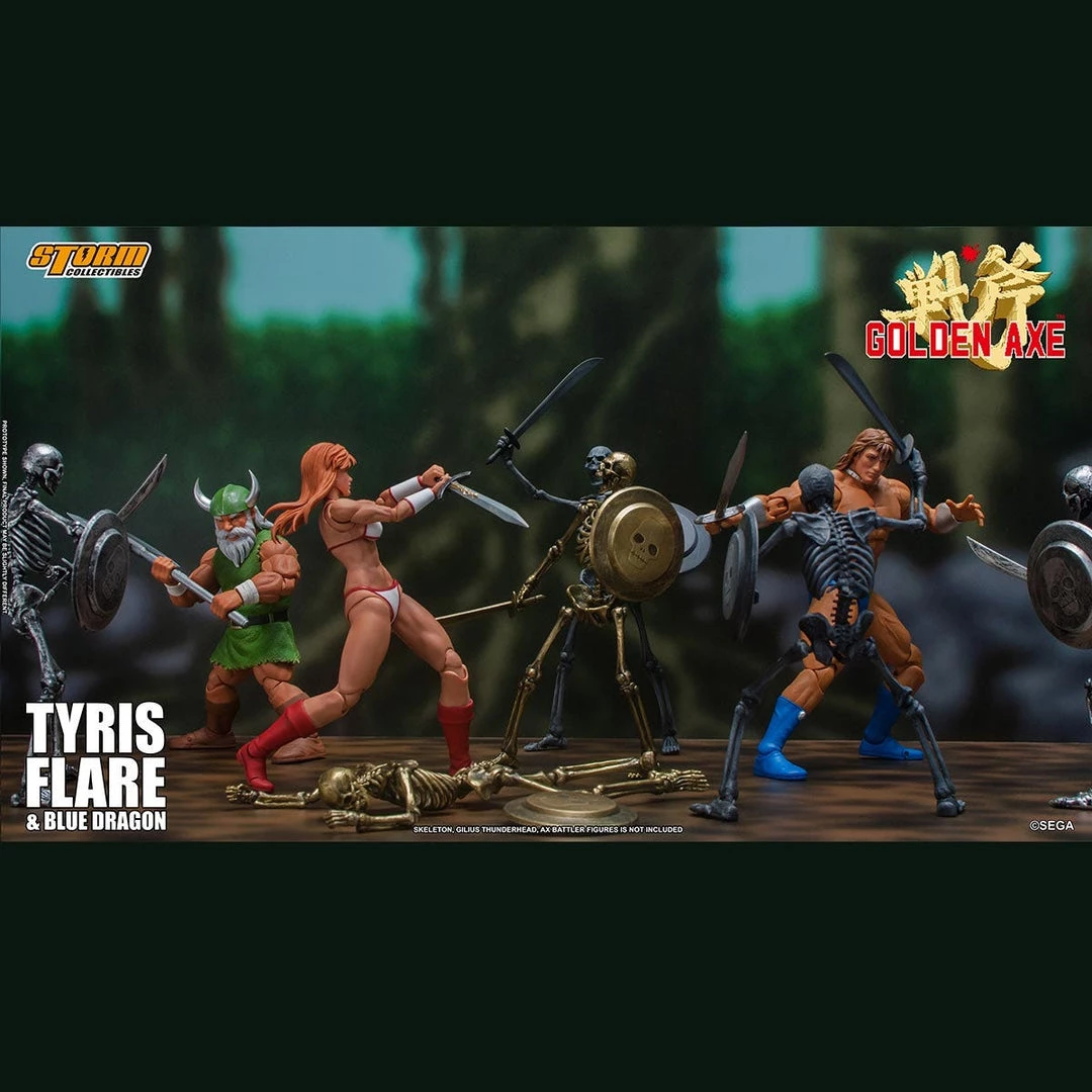 Storm Collectibles Golden Axe Tyris Flare & Blue Dragon 1/12 Action Figure Set New Arrivals 11 Storm Collectibles Golden Axe Tyris Flare & Blue Dragon 1/12 Action Figure Set New Arrivals