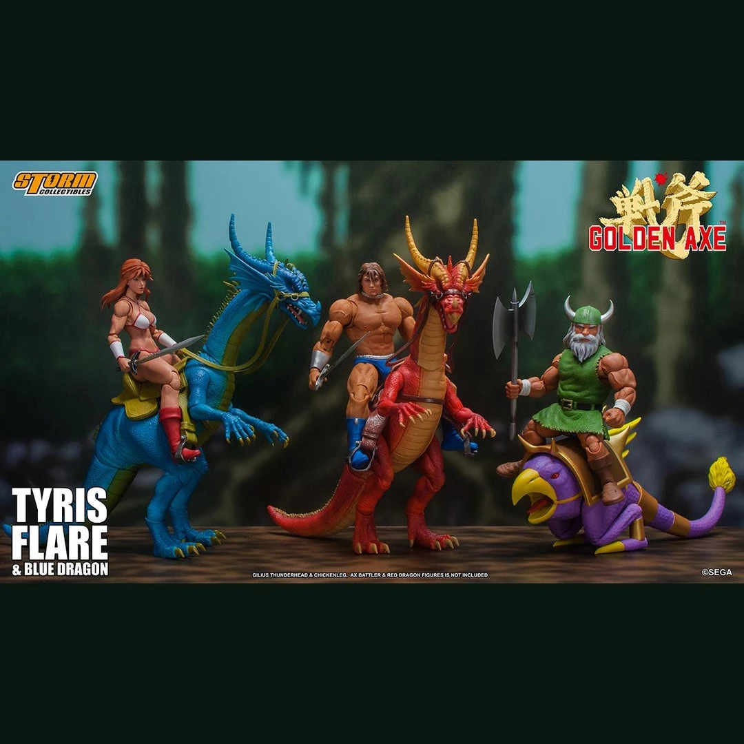Storm Collectibles Golden Axe Tyris Flare & Blue Dragon 1/12 Action Figure Set New Arrivals 17 Storm Collectibles Golden Axe Tyris Flare & Blue Dragon 1/12 Action Figure Set New Arrivals