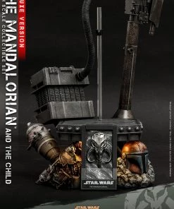 New Arrivals Hot Toys The Mandalorian™ And The Child / Grogu™ (Deluxe Version) - 1/4 Scale