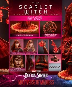 Hot Toys - 1/6 Scale Figure - The Scarlet Witch (Deluxe Version) - Doctor Strange In The Multiverse Of Madness