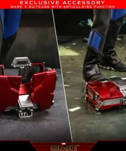 Pre-Orders Hot Toys Sixth Scale Figure - Tony Stark (Mark V Suit Up Version) Deluxe Ver. - (Iron Man 2)