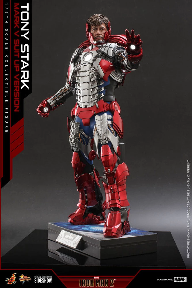 Pre-Orders Hot Toys Sixth Scale Figure - Tony Stark (Mark V Suit Up Version) Standard Ed. - (Iron Man 2) 18 Pre-Orders Hot Toys Sixth Scale Figure - Tony Stark (Mark V Suit Up Version) Standard Ed. - (Iron Man 2)