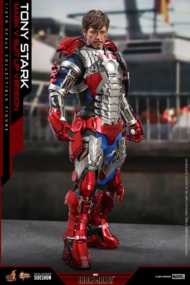 Pre-Orders Hot Toys Sixth Scale Figure - Tony Stark (Mark V Suit Up Version) Standard Ed. - (Iron Man 2) 12 Pre-Orders Hot Toys Sixth Scale Figure - Tony Stark (Mark V Suit Up Version) Standard Ed. - (Iron Man 2)