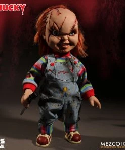 Mezco Toys Mezco Designer Series Mega Scale - Bride Of Chucky: Talking Scarred Chucky
